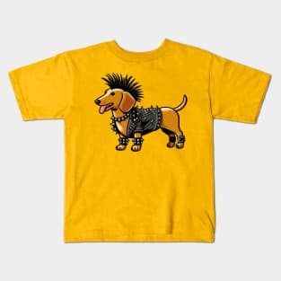 Punk Dog, get a job! Kids T-Shirt